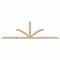 Ekena Millwork Richland Smooth Timber Gable Bracket, Douglas Fir, 108"W x 31 1/2"H x 1 1/2"D x 3 1/2"F, 7/12 Pitch GBW108X31X0204RIC00SDF - alternate 1
